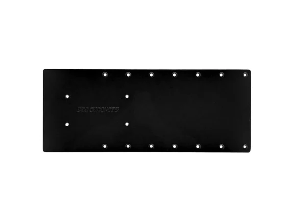 Sea Brackets 20" Straight Trolling Motor Plate f/Garmin Kraken - Black