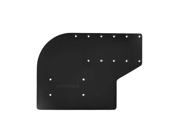 Sea Brackets Small Offset Trolling Motor Plate f/Garmin Kraken - Black