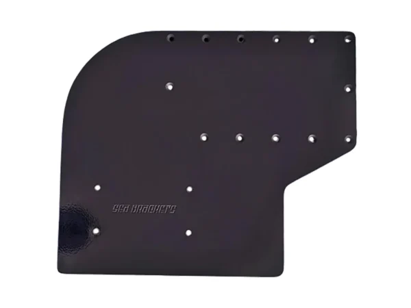 Sea Brackets Large Offset Trolling Motor Plate f/Garmin Kraken - Black