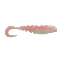 Berkley Gulp!® Saltwater Nemesis Prawn Curl Tail - 4" - Flamingo Chrome GSNPCT4-FLAMC