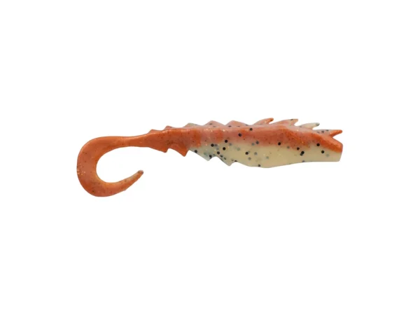 Berkley Gulp!® Saltwater Nemesis Prawn Curl Tail - 4" - New Penny GSNPCT4-NP