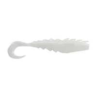 Berkley Gulp!® Saltwater Nemesis Prawn Curl Tail - 4" - Pearl White GSNPCT4-PW