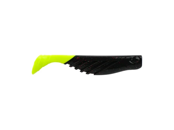 Berkley Gulp!® Saltwater Ripple Mullet - 3" - Morning Glory/Chartreuse GSRM3-MG