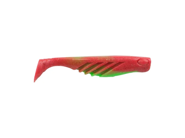 Berkley Gulp!® Saltwater Ripple Mullet - 4" - Nuclear Chicken GSRM4-NCH