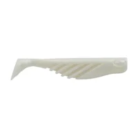 Berkley Gulp!® Saltwater Ripple Mullet - 4" - Pearl White GSRM4-PW