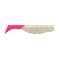 Berkley Gulp!® Saltwater Ripple Mullet - 4" - Pearl White/Pink GSRM4-PWP