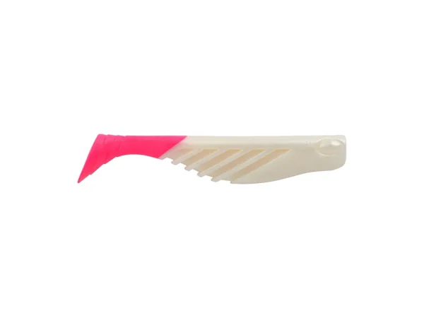 Berkley Gulp!® Saltwater Ripple Mullet - 4" - Pearl White/Pink GSRM4-PWP