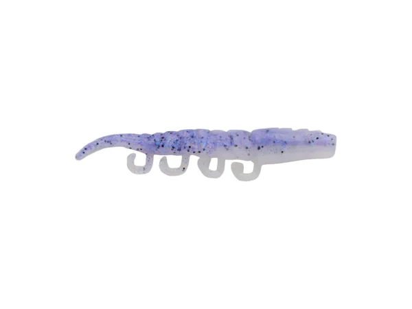 Berkley Gulp!® Saltwater Turbo Shrimp - 4" - Violet Haze Fleck