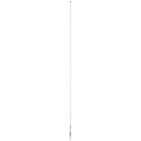 Scout 8' QuickFit White VHF Antenna w/5M Cable + FME Quick 6 Foam Filled 6db Solid Brass & Copper Element