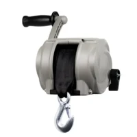 Powerwinch Premier Series Winch 2000lb, 8", Crank Arm - Saltwater Silver
