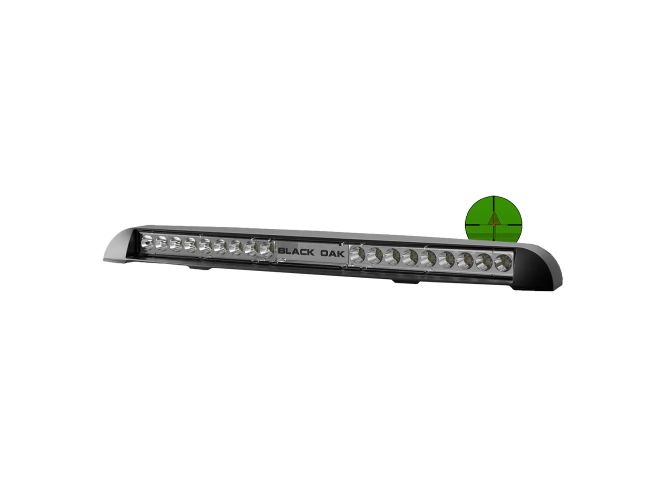 Black Oak Low Pro™ IR Light Bar - Black Housing - 850nm - Spot