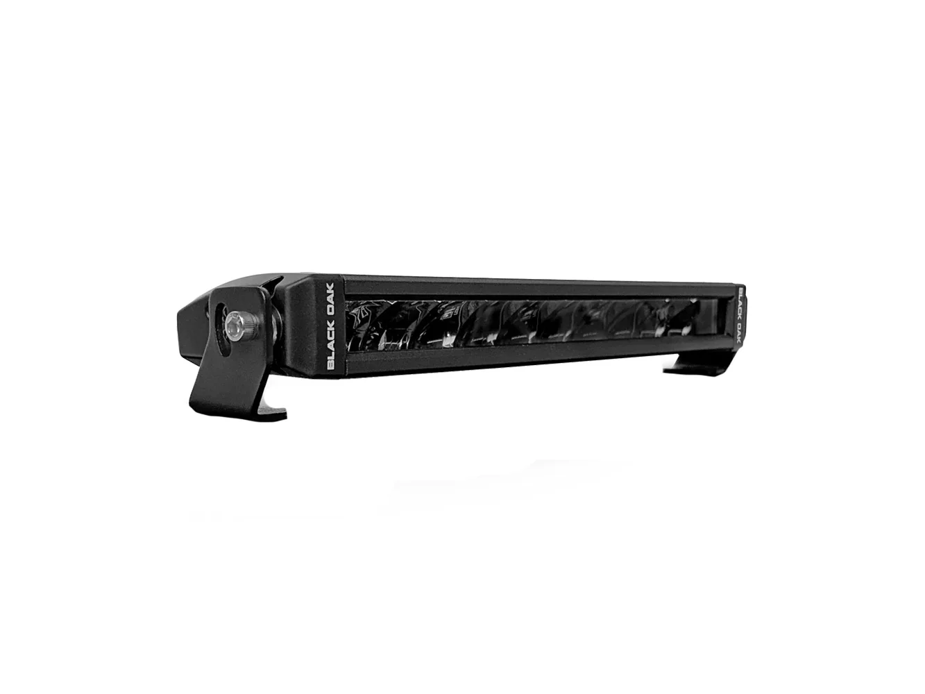 Black Oak Single Row Slim 10" 150W Dual Color LED Light Bar - White & Yellow - Combo Beam
