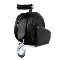 Powerwinch Select Series Winch 1,200lb, 8" Crank Arm - Carbon Black