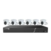 Speco 8 Channel, 2TB Recorder w/6 4MP Turret Cameras