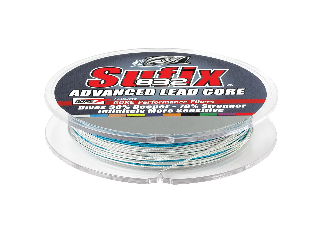 Sufix 832 Advanced Lead Core - 27lb - 10-Color Metered - 100 yds
