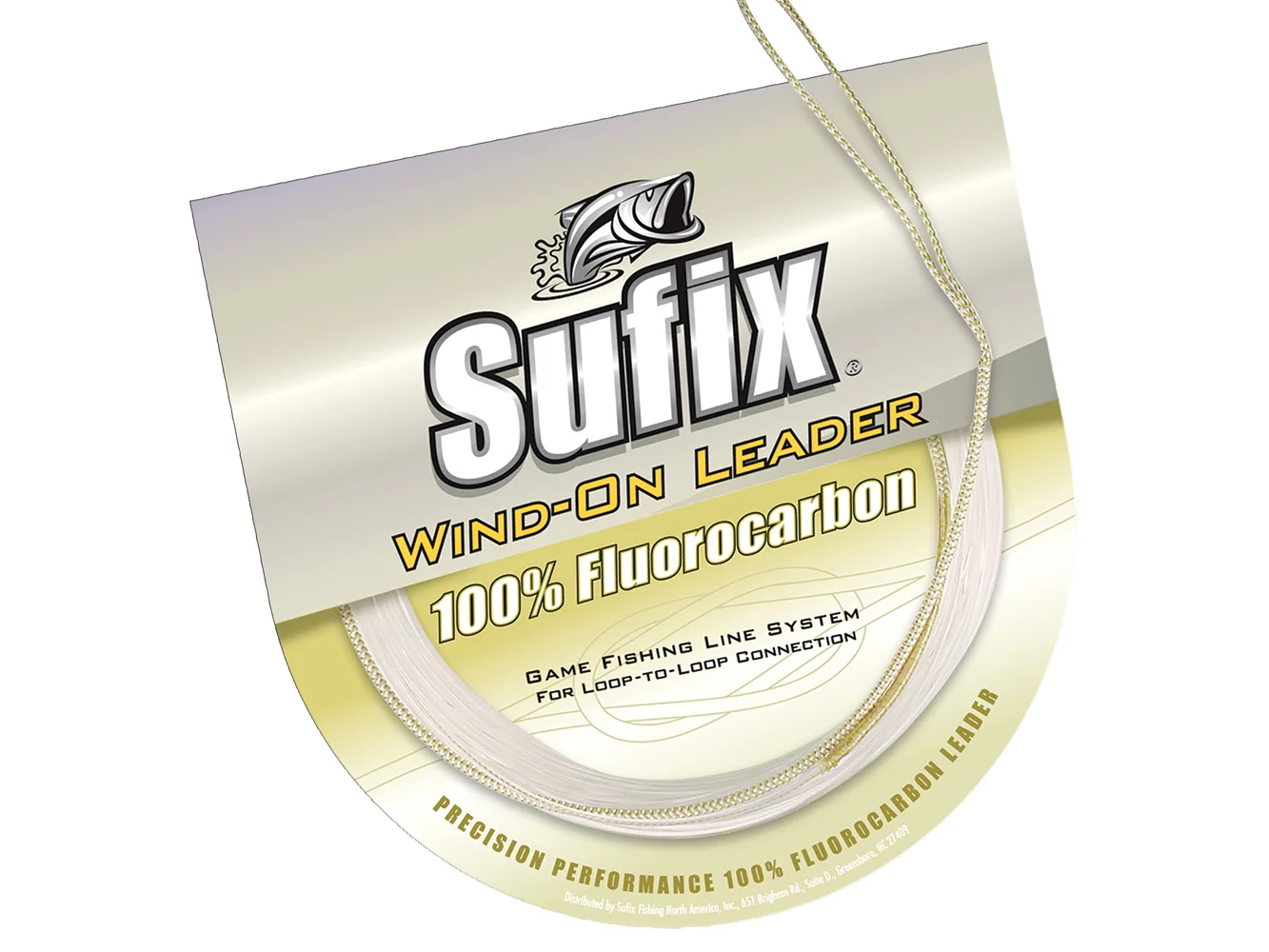 Sufix Wind-On 100% Clear Fluorocarbon Leader - 150lb - 11 yds