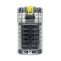 Bluewater 12 Position Fuse Block ATC w/Yellow Slide