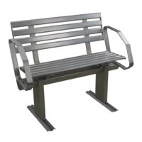 Springfield Aluminum Dock Bench w/Arms