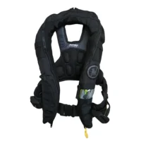 First Watch Auto/Manual Convertible 38G Inflatable PFD - Black