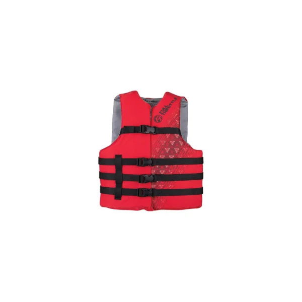 Full Throttle 11200010000422 Adult Universal Life Vest, Adult Universal, Red