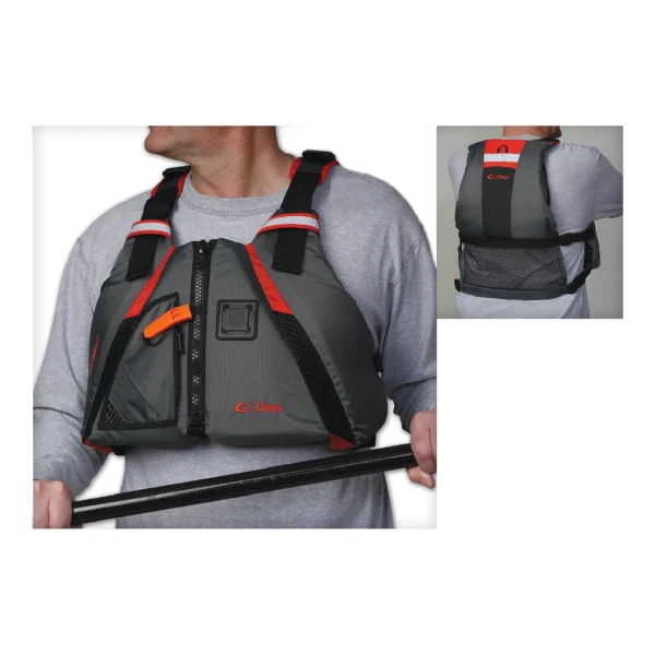 Onyx MoveVent Dynamic Paddlesports Vest, Aqua M/L - Image 2