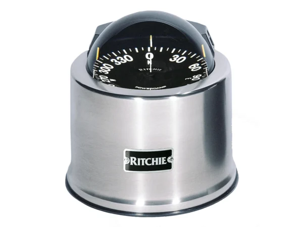 Ritchie SP-5-C GlobeMaster Compass - Pedestal Mount - Stainless Steel - 12V - 5 Degree Card