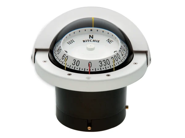 Ritchie FNW-203 Navigator Compass - Flush Mount - White