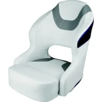 Wise Baja Series Bucket Seat, Brite White / Grey / Round Midnight