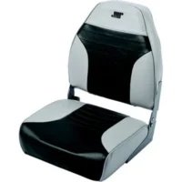 Wise Mid Back Fishing Seat, Gray/Charcoal
