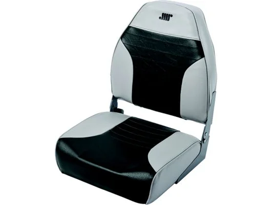 Wise Mid Back Fishing Seat, Gray/Charcoal