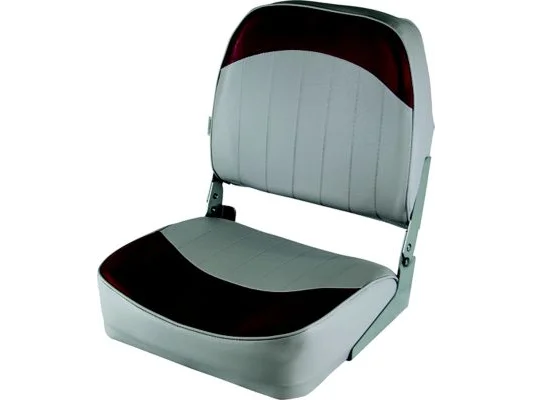 Wise 8WD734PLS661 Economy Fold Down Fishing Seat, Grey/Red - Image 2