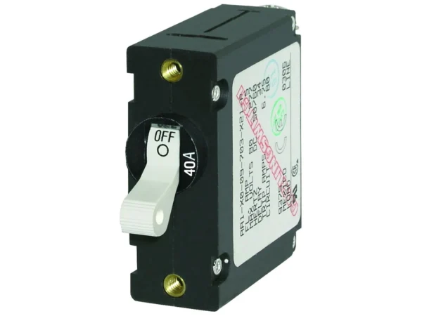 Blue Sea 7226 AC/DC Single Pole Magnetic World Circuit Breaker - 40AMP