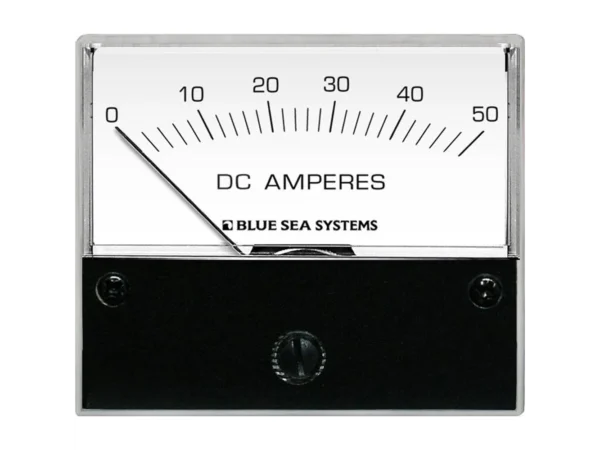 Blue Sea 8022 DC Analog Ammeter - 2-3/4 Face, 0-50 AMP DC