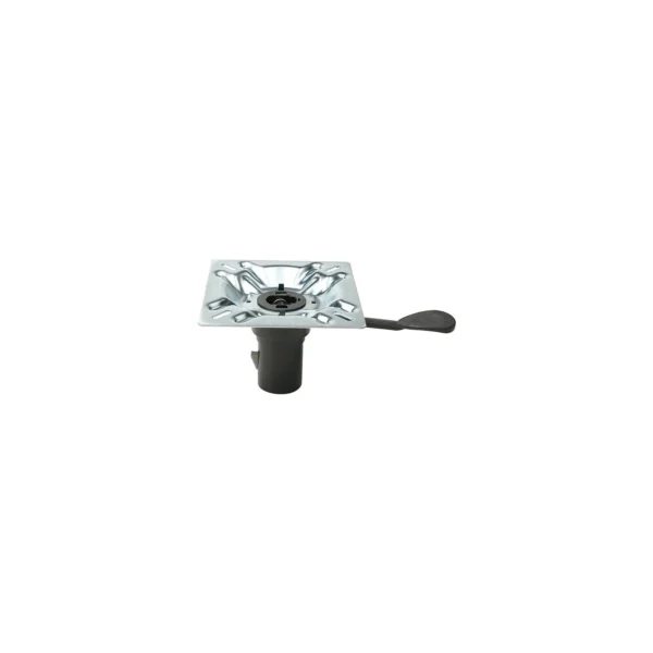 SwivlEze 238 Series Seat Mount, Right Handle, 3° Angle, Plated Steel