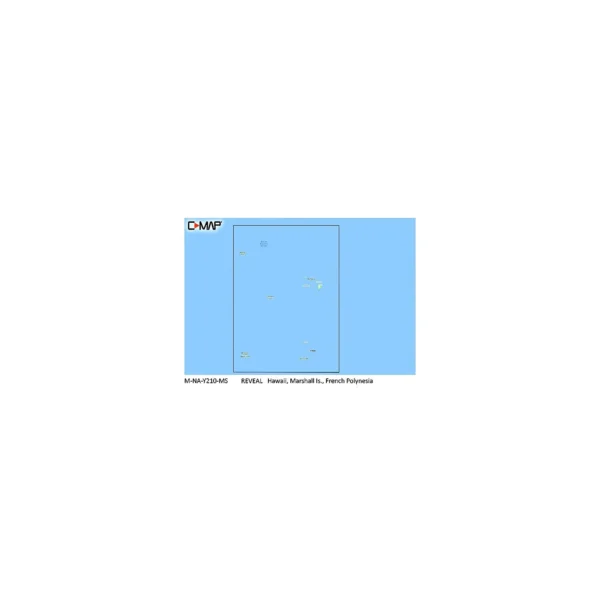 C-Map MNAY210MS Reveal Chart, Hawaii, Marshall Is., French Polynesia - Image 2