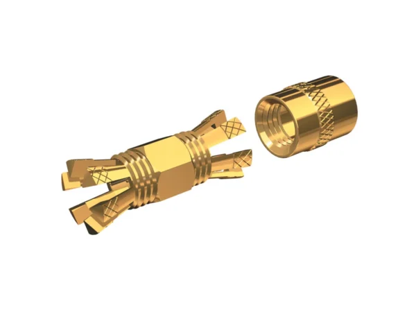 Shakespeare PL-258-CP-G Gold Splice Connector For RG-8X or RG-58/AU Coax.