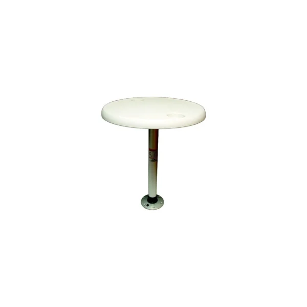 Springfield Thread-Lock™ 24" Round Table Package W/O Umbrella Socket (Includes Pedestal Set and Table Top)