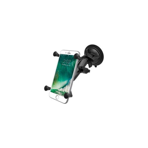 RAM Twist Lock Suction Cup Mount with Universal X-Grip® Large Phone/Phablet Cradle