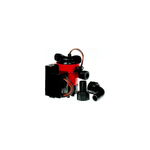 Johnson Pump Cartridge Combo Package Includes Auto Bilge Pump With Electronic Float Switch 12V