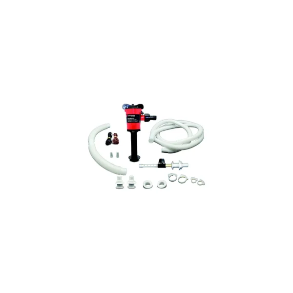 Johnson Pump 34014 Basspirator II Livewell Aerating Kit (Includes 500 GPH Pump, Hose and Fittings)