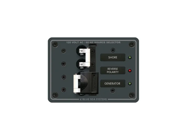 Blue Sea 8032 AC Toggle Source Selector 120V AC - 30AMP - White Switches