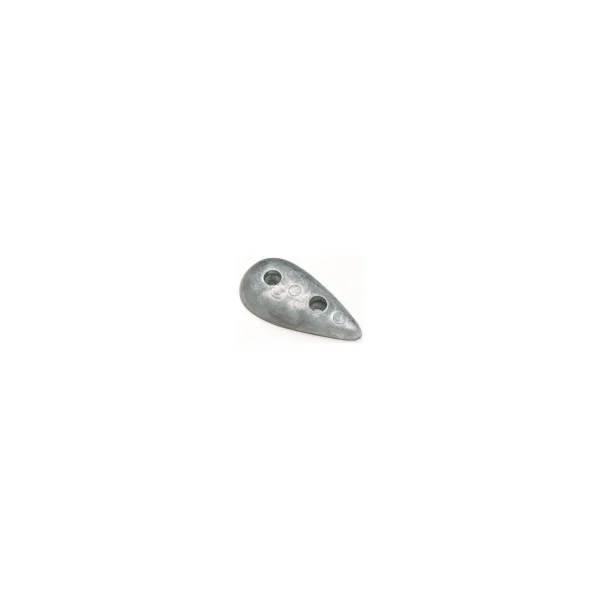 Martyr CMT20 Tear Drop Zinc Hull Anode 3.4"L x 1.8"W x .6"H - Image 2