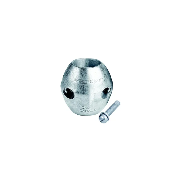 Martyr Streamlined Shaft Zinc Anode With Stainless Steel Slotted Head