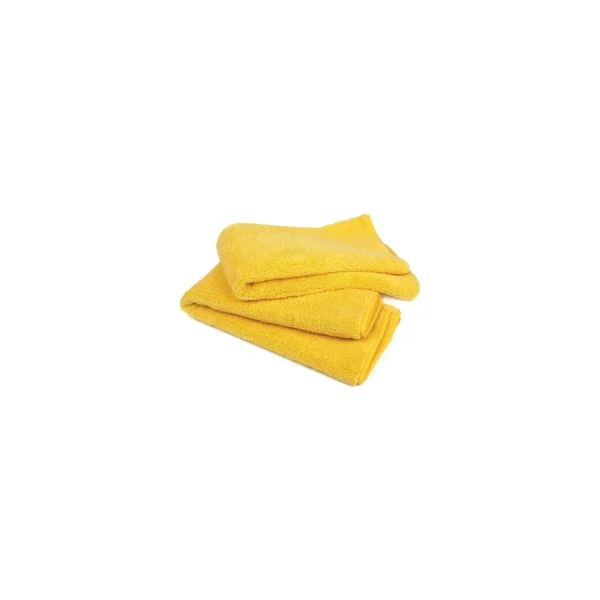 Buffalo Microfiber Detail Towels 20" x 20", Yellow, 15/pk