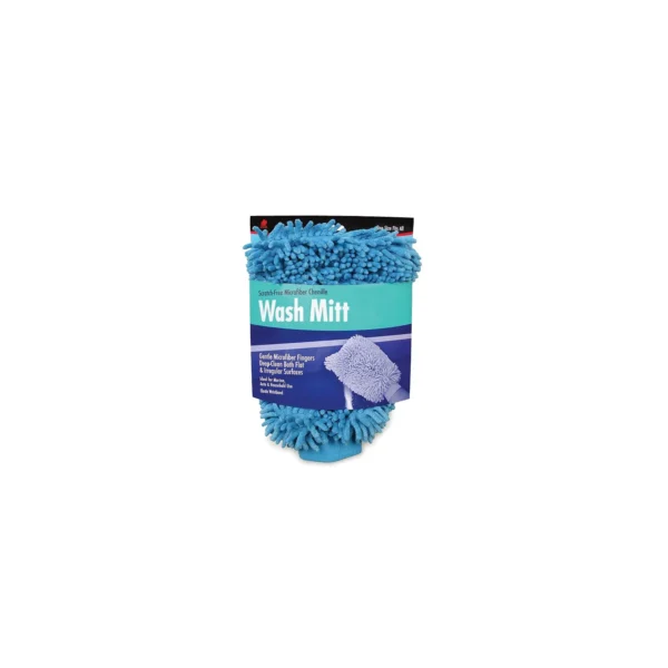 Buffalo Microfiber Blue Chenille Wash Mitt