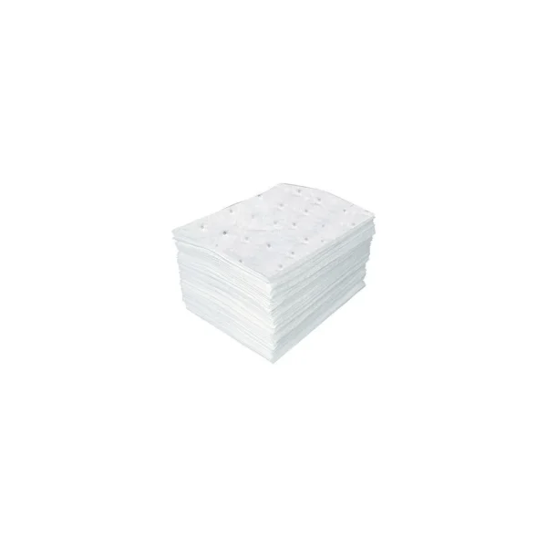 Buffalo Recycled Medium Weight Oil Only Sorbent Pads (100 Per Pack)