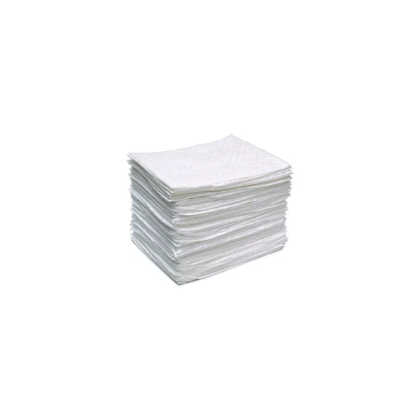 Buffalo Recycled Heavy Weight Oil Only Sorbent Pads (100 Per Pack) - Image 2