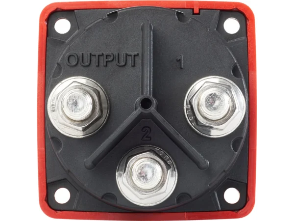 Blue Sea 6007 m-Series (Mini) Battery Switch Selector Four Position Red - Image 2