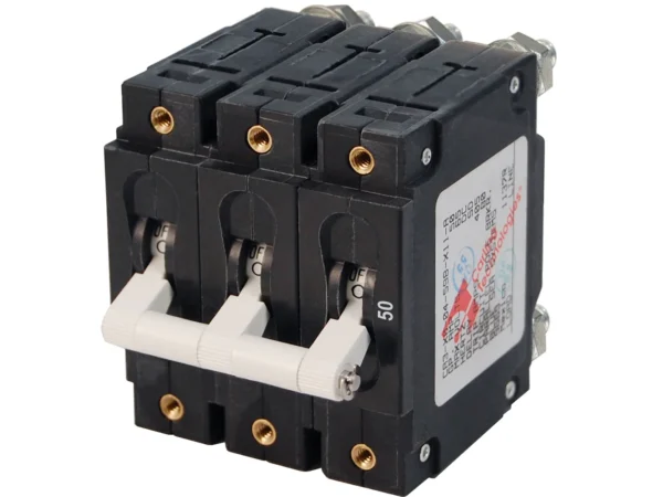 Blue Sea 7287 C-Series Triple Pole Circuit Breaker - 50A