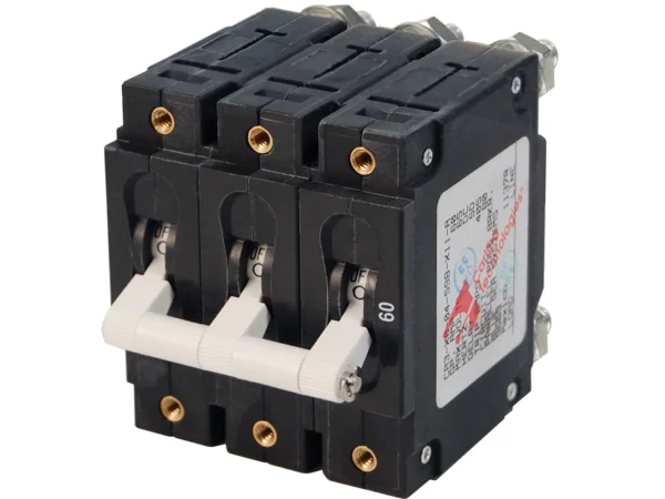 Blue Sea 7288 C-Series Triple Pole Circuit Breaker - 60A